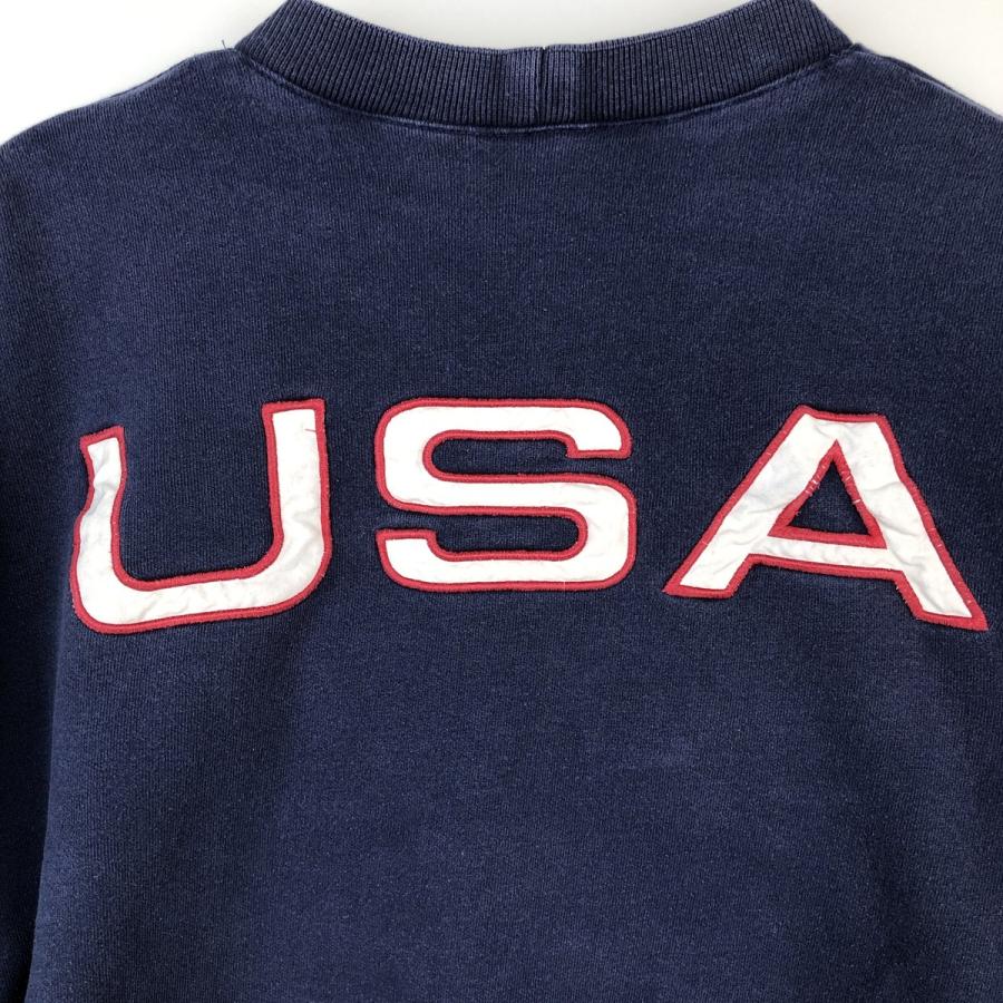 NIKE（ナイキ） 古着 90~00年代 星条旗柄 ロゴスウェットシャツ