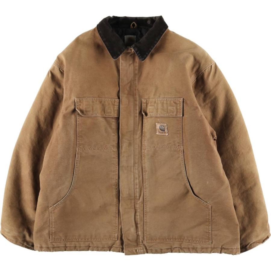 Carhartt トラディショナルコート 中綿入り ダックワークジャケット Carhartt（カーハート） 古着 00年代 トラディショナルコート 中綿入り