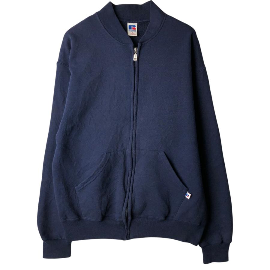 古着 90年代 ラッセル Russell ATHLETIC フルジップスウェットシャツ トレーナー メンズL相当 ヴィンテージ/eaa614356 古着 90年代 ラッセル Russell ATHLETIC フルジップスウェットシャツ