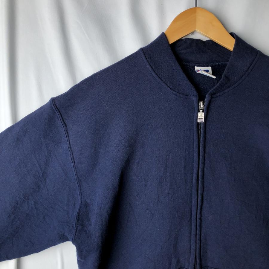 古着 90年代 ラッセル Russell ATHLETIC フルジップスウェットシャツ