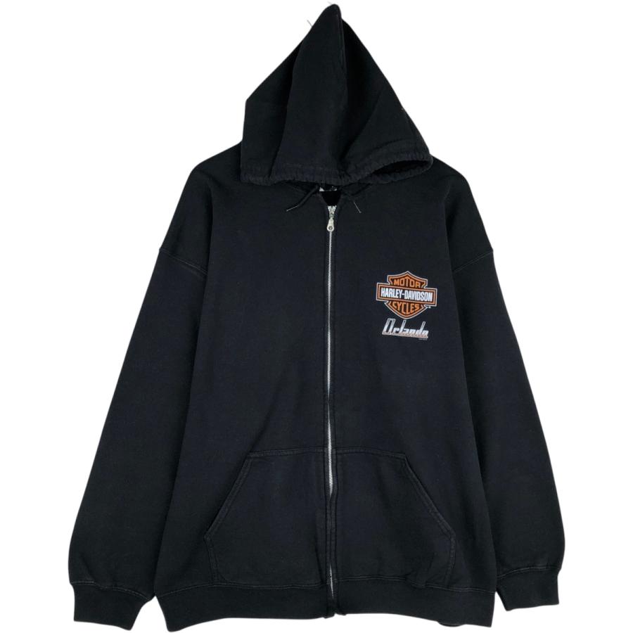 古着 ハーレーダビッドソン Harley-Davidson スウェットフルジップパーカー メンズXL相当/eaa611343 古着 ハーレーダビッドソン Harley-Davidson スウェットフルジップ