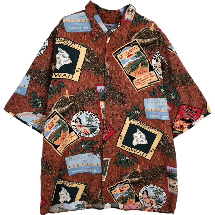 古着 Reyn Spooner レインスプーナー アロハ ダイヤモンドヘッドタグ reyn spooner（レインスプーナー） 古着 ダイヤモンドヘッドタグ 総柄