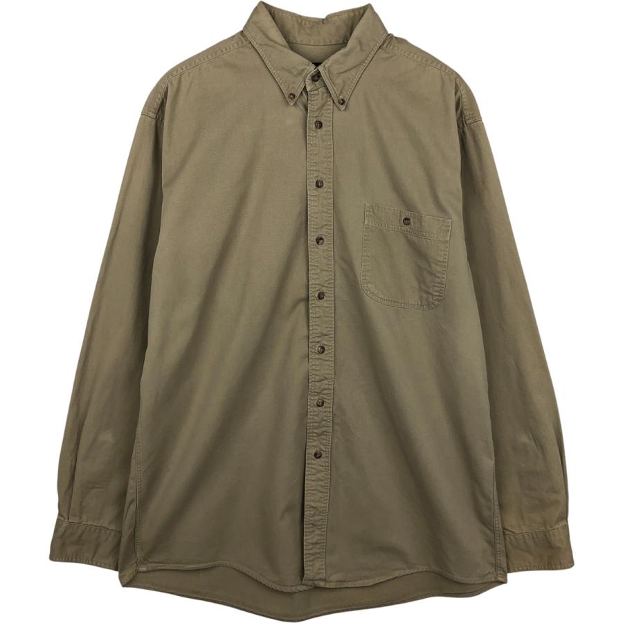 Eddie Bauer（エディーバウアー） 古着 80~90年代 黒タグ 長袖 ボタン