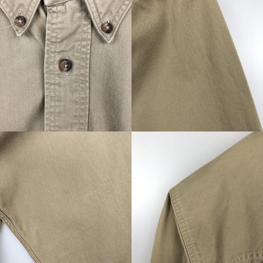 Eddie Bauer（エディーバウアー） 古着 80~90年代 黒タグ 長袖 ボタン