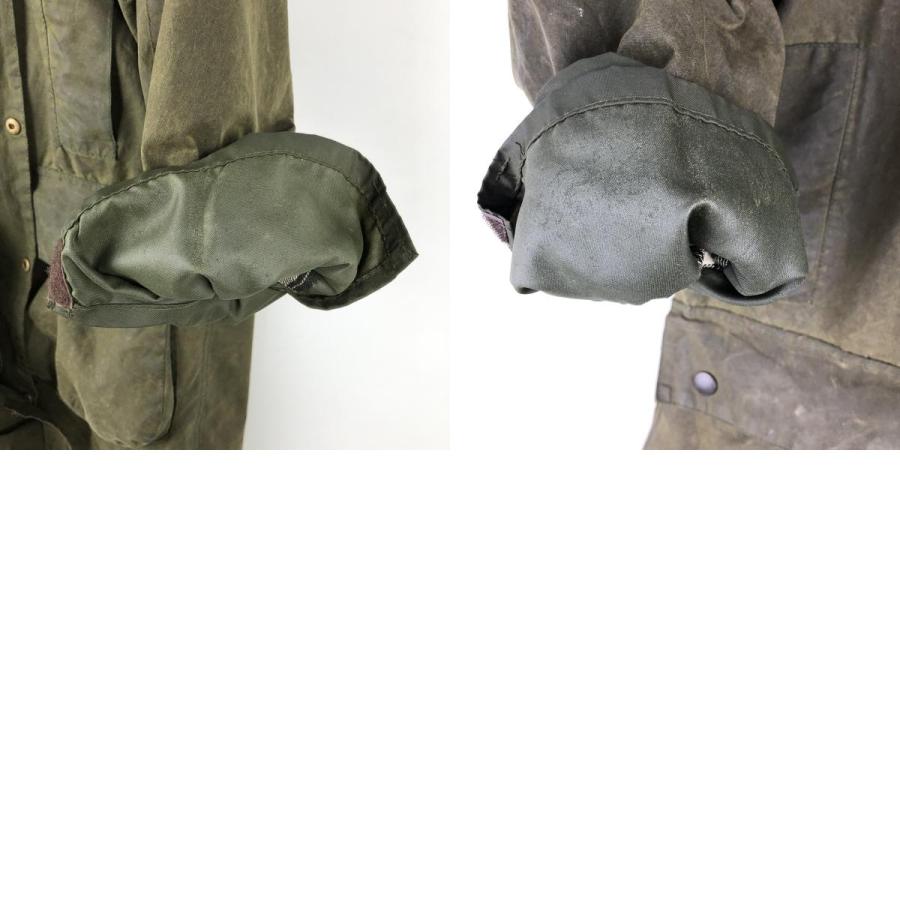 古着 90年代 バブアー Barbour BORDER ボーダー 旧3ワラント ワックス