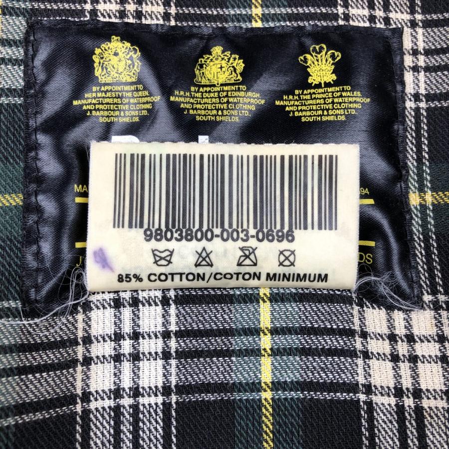 古着 90年代 バブアー Barbour MOORLAND ムーアランド 旧3ワラント