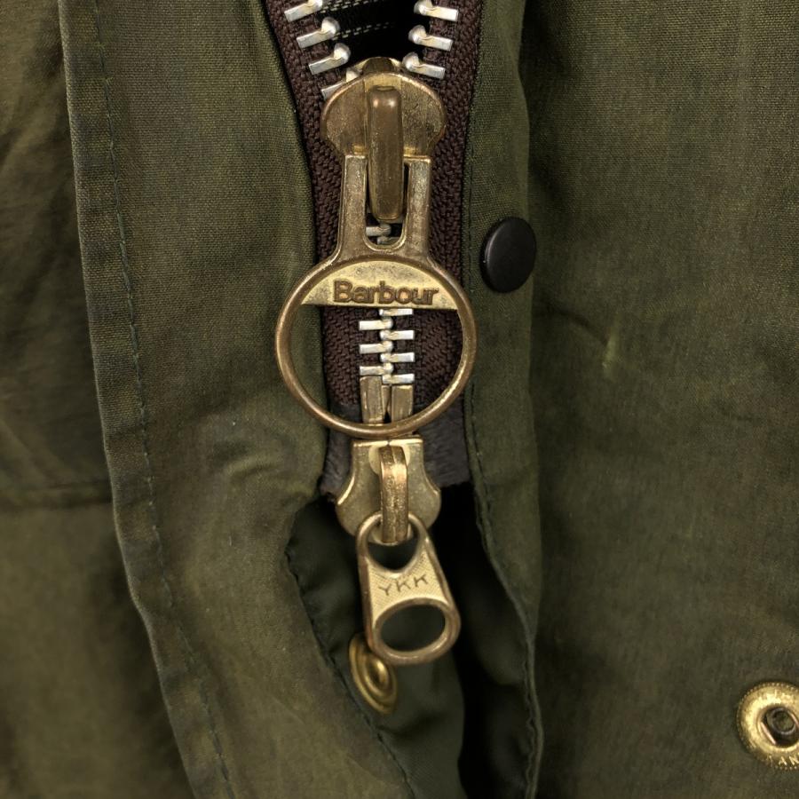 古着 80~90年代 バブアー Barbour BORDER ボーダー 旧3ワラント ワックスコットン オイルドジャケット 英国製 C38 メンズM相当 ヴィンテージ/eaa614858 古着 80~90年代 バブアー Barbour BORDER ボーダー 旧3ワラント