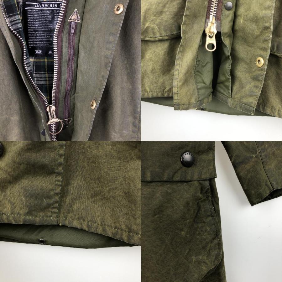 古着 80~90年代 バブアー Barbour BORDER ボーダー 旧3ワラント