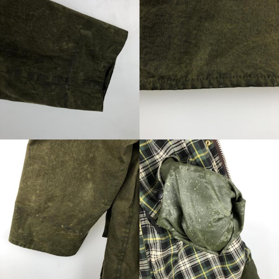 古着 80~90年代 バブアー Barbour BORDER ボーダー 旧3ワラント