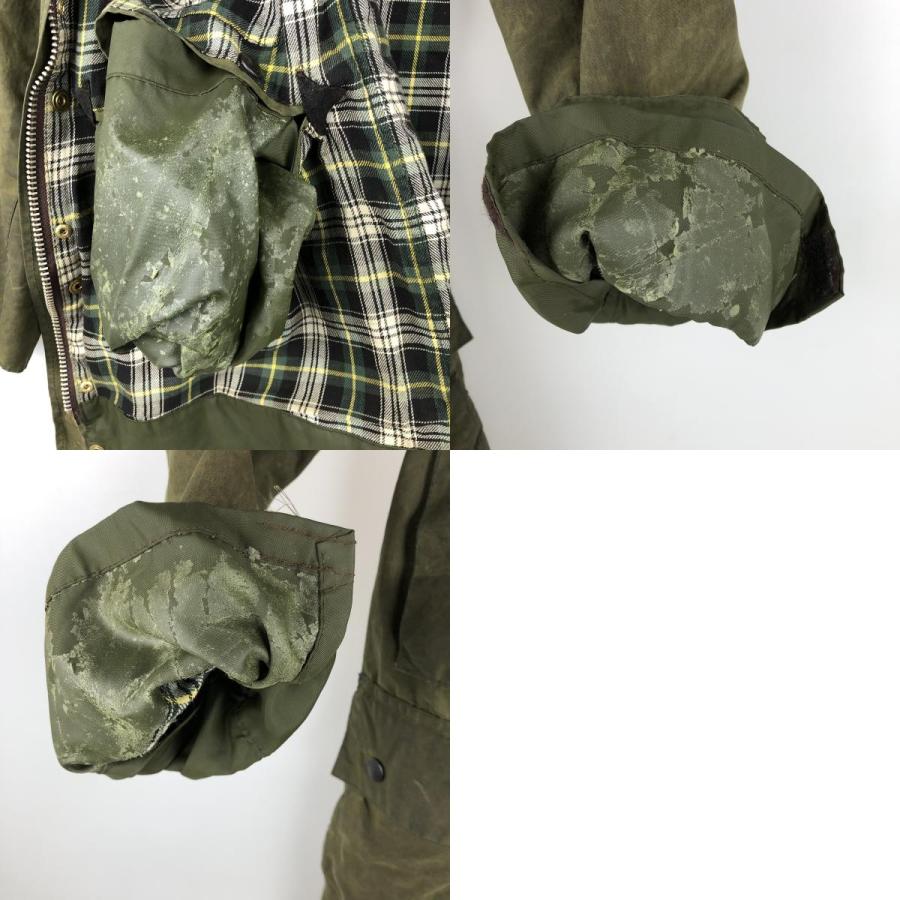 古着 80~90年代 バブアー Barbour BORDER ボーダー 旧3ワラント
