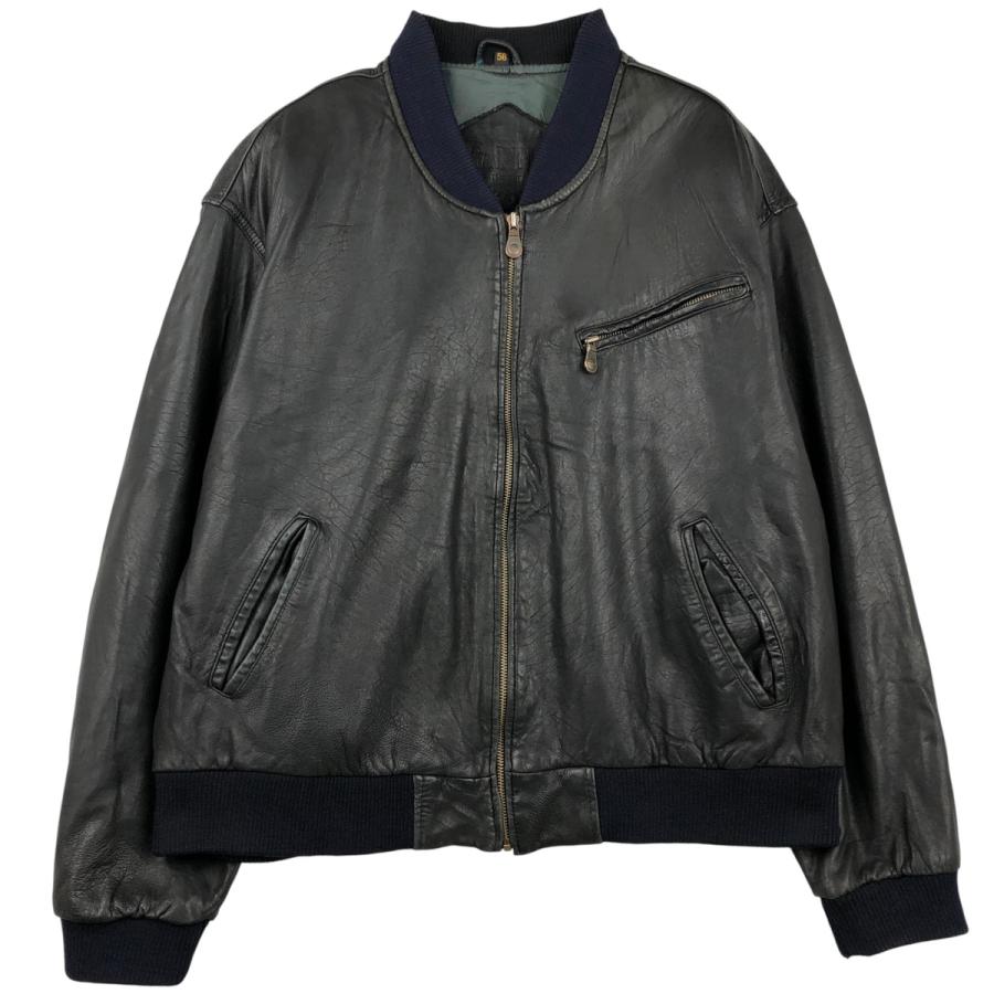 古着 TRAPPER レザーブルゾン メンズXXL相当 /eaa614929 : 古着屋JAM