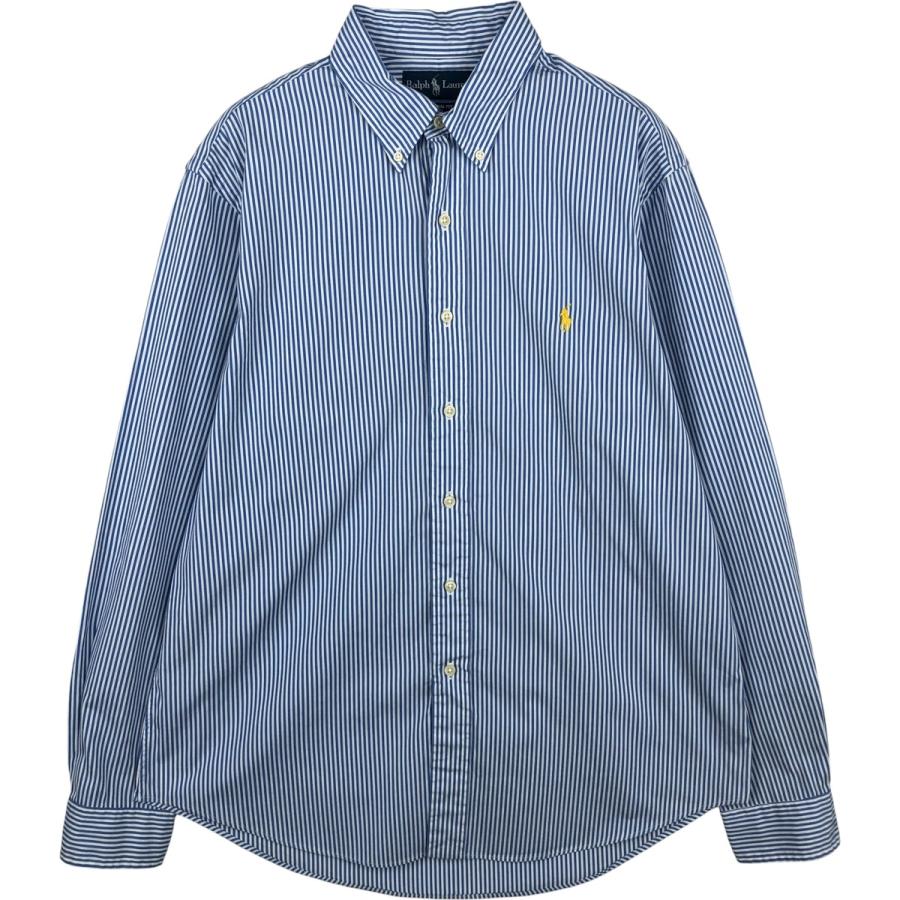古着 ラルフローレン Ralph Lauren CUSTOM FIT 長袖 ボタンダウン