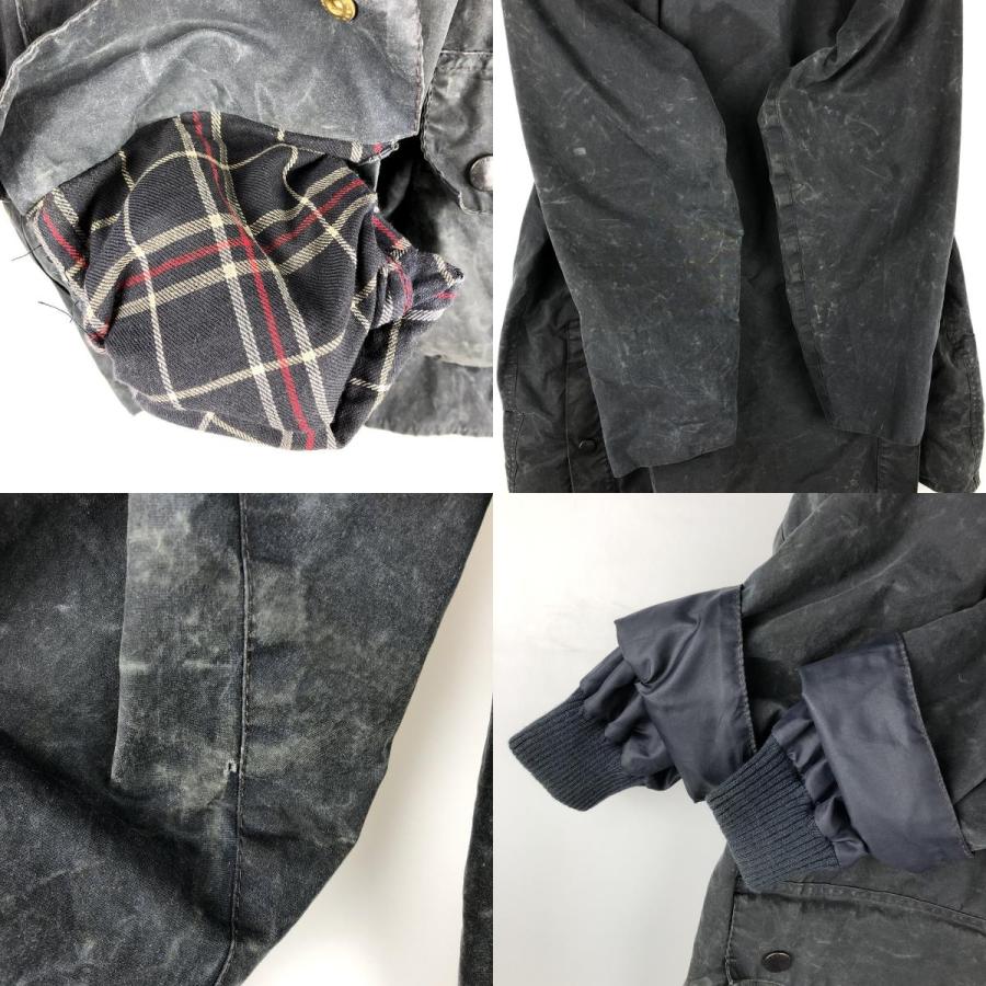 古着 90年代 バブアー BEDALE ビデイル 旧3ワラント バッジ付き