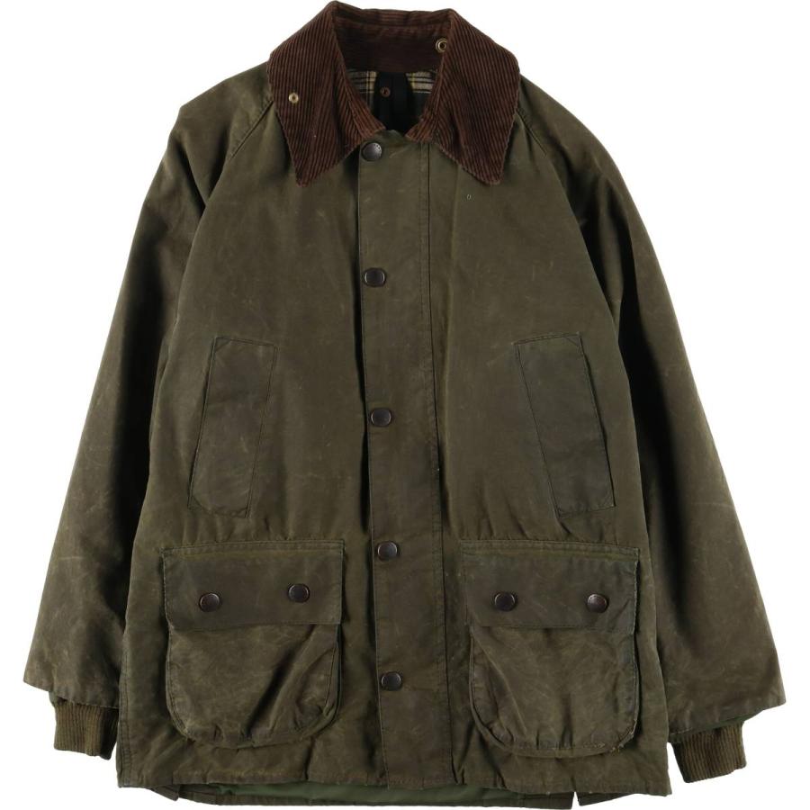 古着 00年代 バブアー Barbour BEDALE ビデイル 旧3ワラント ワックスコットン オイルドジャケット 英国製 C34 メンズS相当/eaa615037 古着 00年代 バブアー Barbour BEDALE ビデイル 旧3ワラント ワックス