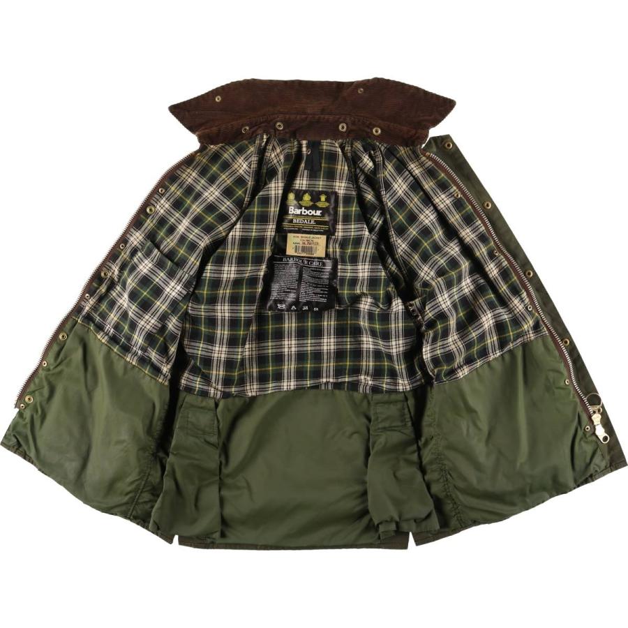 古着 00年代 バブアー Barbour BEDALE ビデイル 旧3ワラント ワックス
