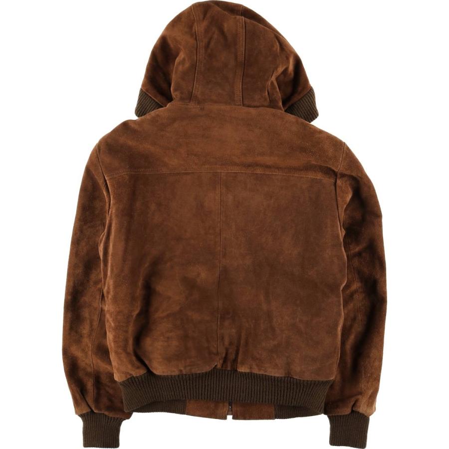 BARACUTA（バラクータ） 古着 中綿入り スエードレザーパーカー メンズ
