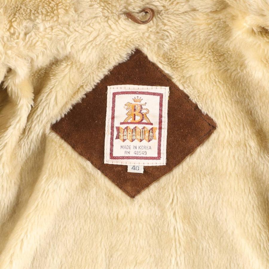 BARACUTA（バラクータ） 古着 中綿入り スエードレザーパーカー メンズ