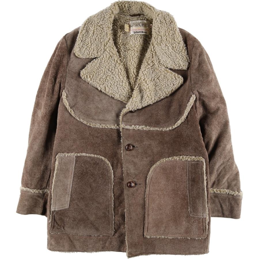 ヴィンテージ Schott ウエスタン スエード ランチジャケット Schott N.Y.C（ショット） 古着 70年代 SCHOTT RANCHER ランチコート