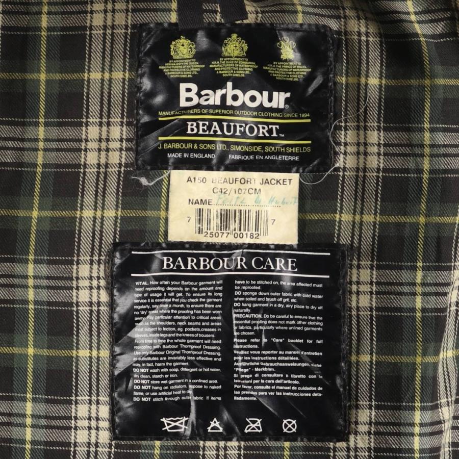 古着 90年代 バブアー Barbour BEAUFORT ビューフォート 旧3ワラント