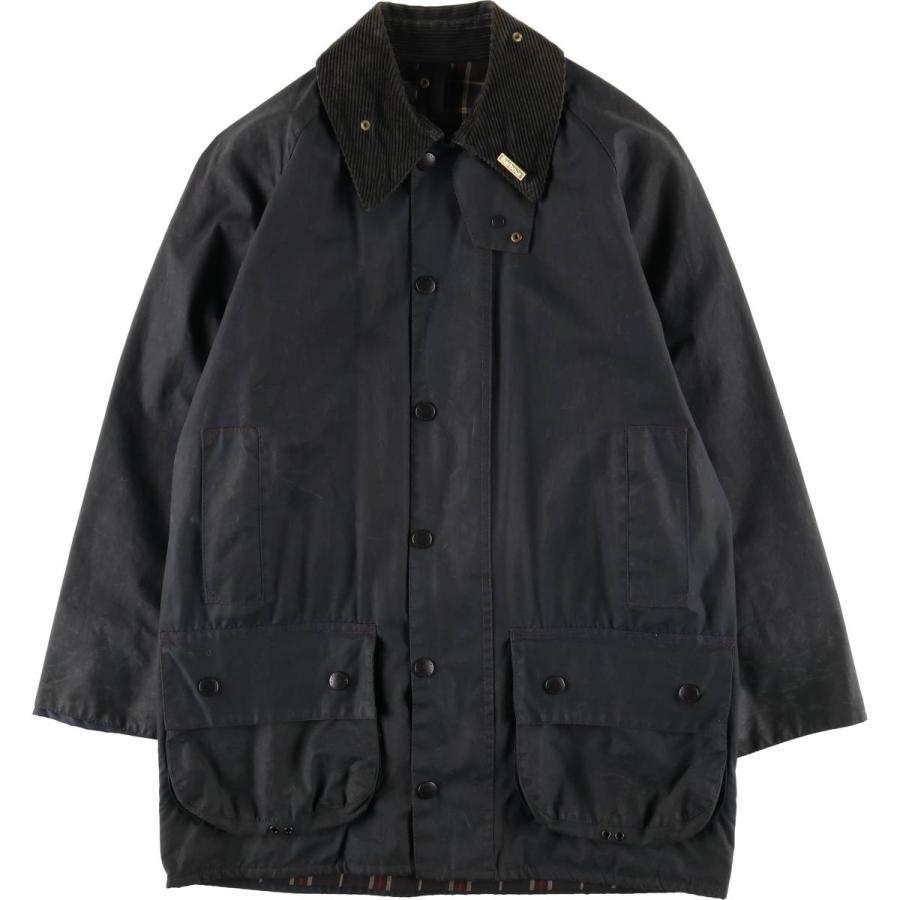 古着 00年代 バブアー Barbour BEAUFORT ビューフォート 旧3ワラント バッジ付き オイルド ハンティングジャケット 英国製 C38 メンズM相当/eaa615086 古着 00年代 バブアー ビューフォート 旧3ワラント バッジ付き
