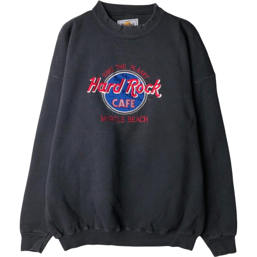 古着 90年代 ハードロックカフェ アドバタイジング スウェット