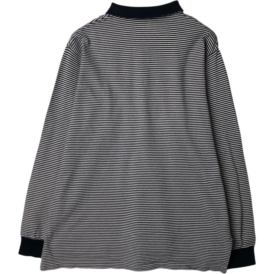 古着 ラルフローレン Ralph Lauren POLO by 長袖 ボーダー ポロシャツ