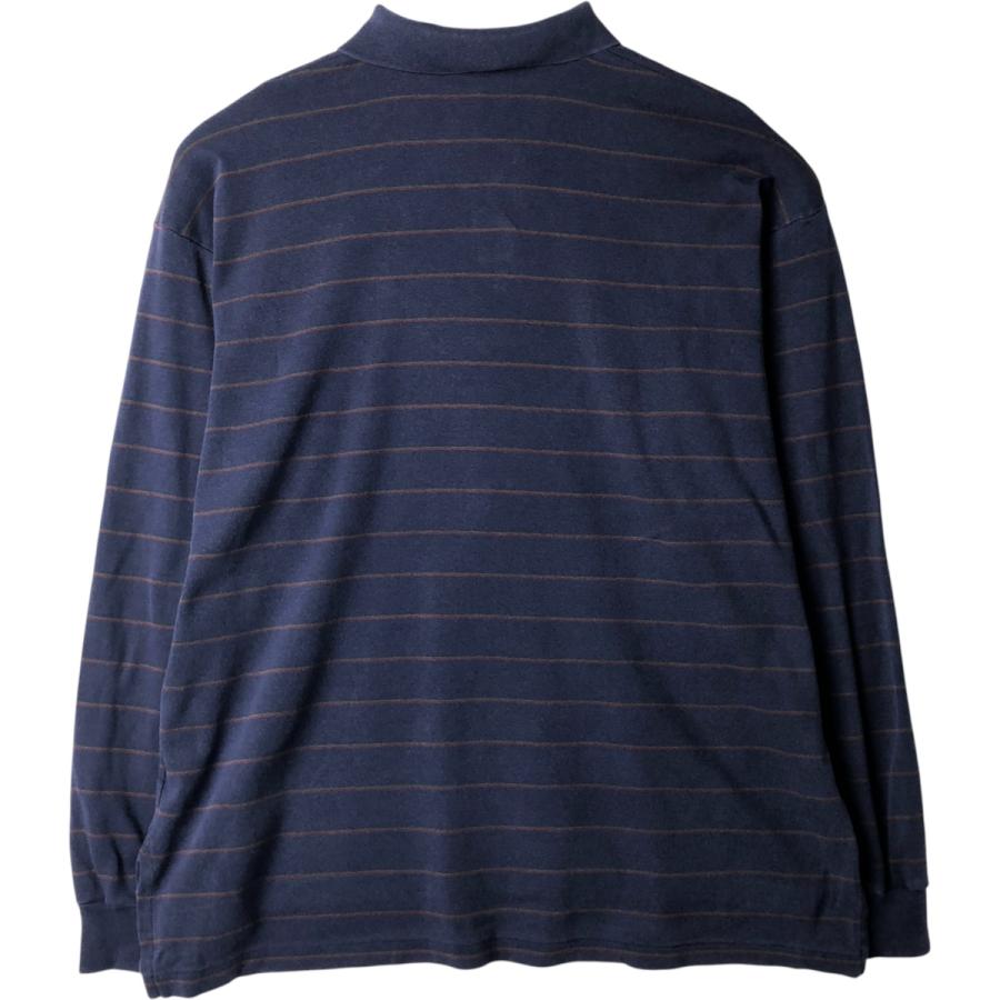 古着 ラルフローレン Ralph Lauren POLO by 長袖 ボーダー ポロシャツ