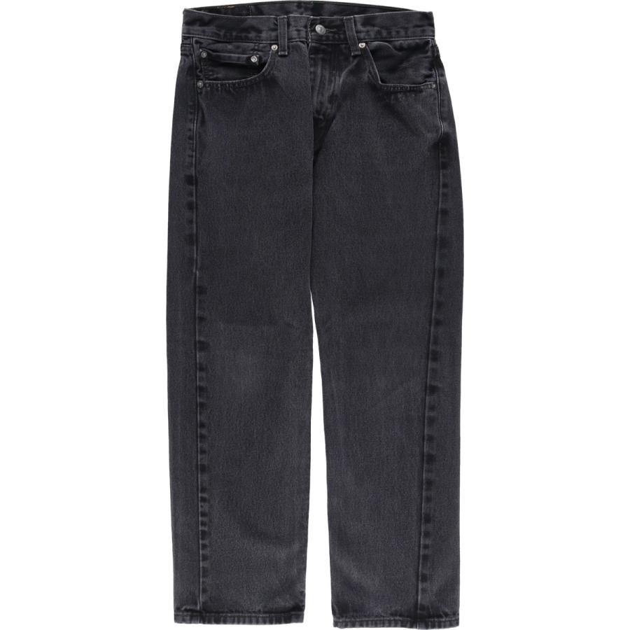 古着 リーバイス Levi's 505 ブラックデニム テーパードデニムパンツ メンズw31相当/eaa615333 Levi's（リーバイス） 古着 Levi's 505 ブラックデニム テーパード