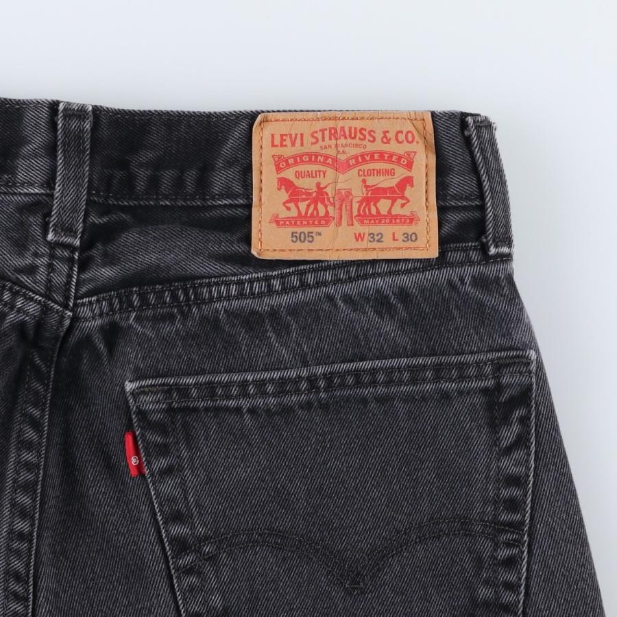 Levi's（リーバイス） 古着 Levi's 505 ブラックデニム テーパード