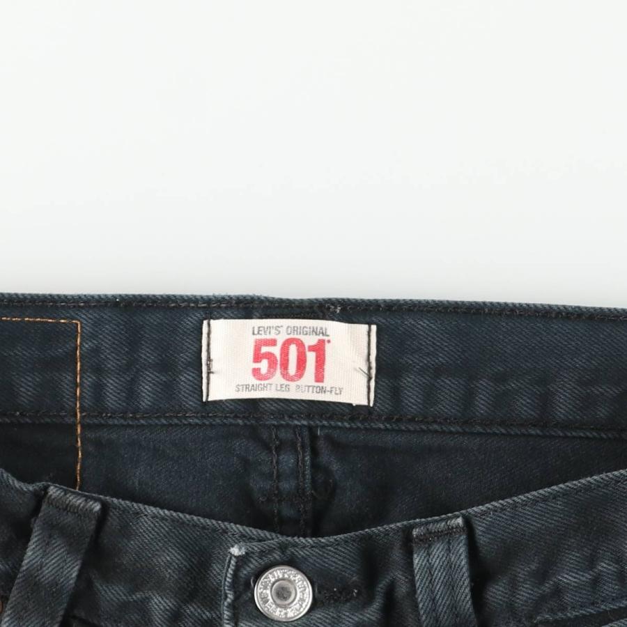 古着 リーバイス Levi's 501 ユーロモデル ブラックデニム ストレートデニムパンツ メンズw30相当/eaa615377 Levi's（リーバイス） 古着 Levi's 501 ユーロモデル ブラックデニム
