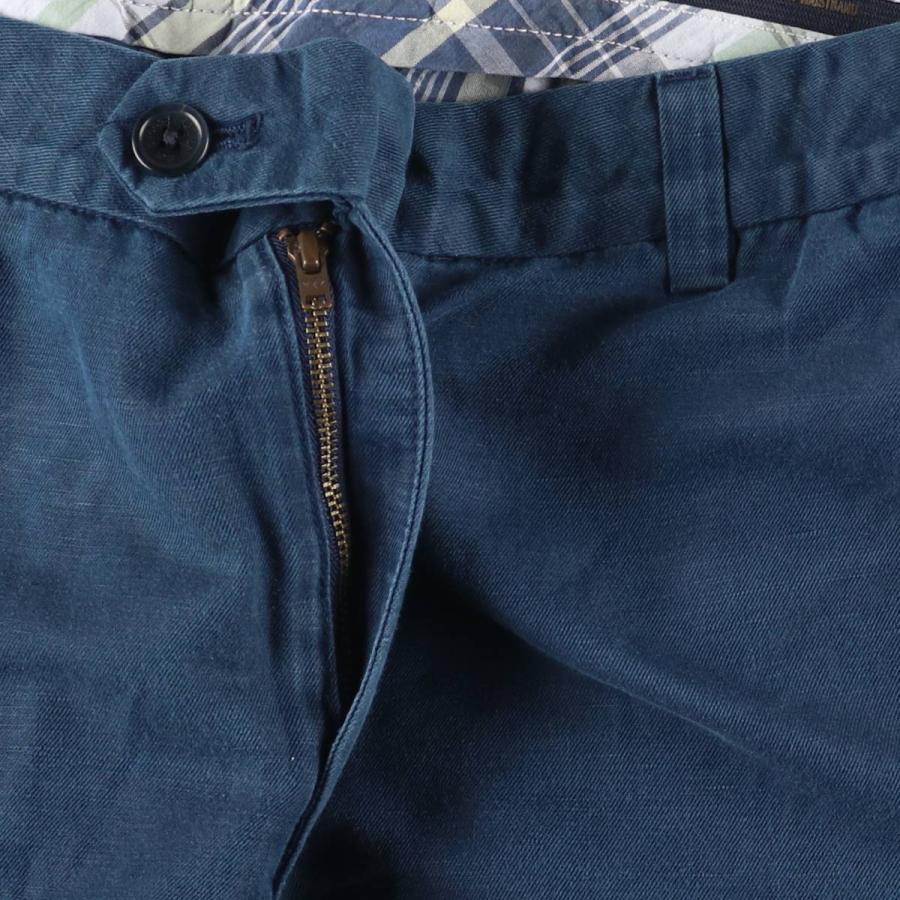 メンズ 90s Brooks Brothers リネン ワイド スラックス TALON