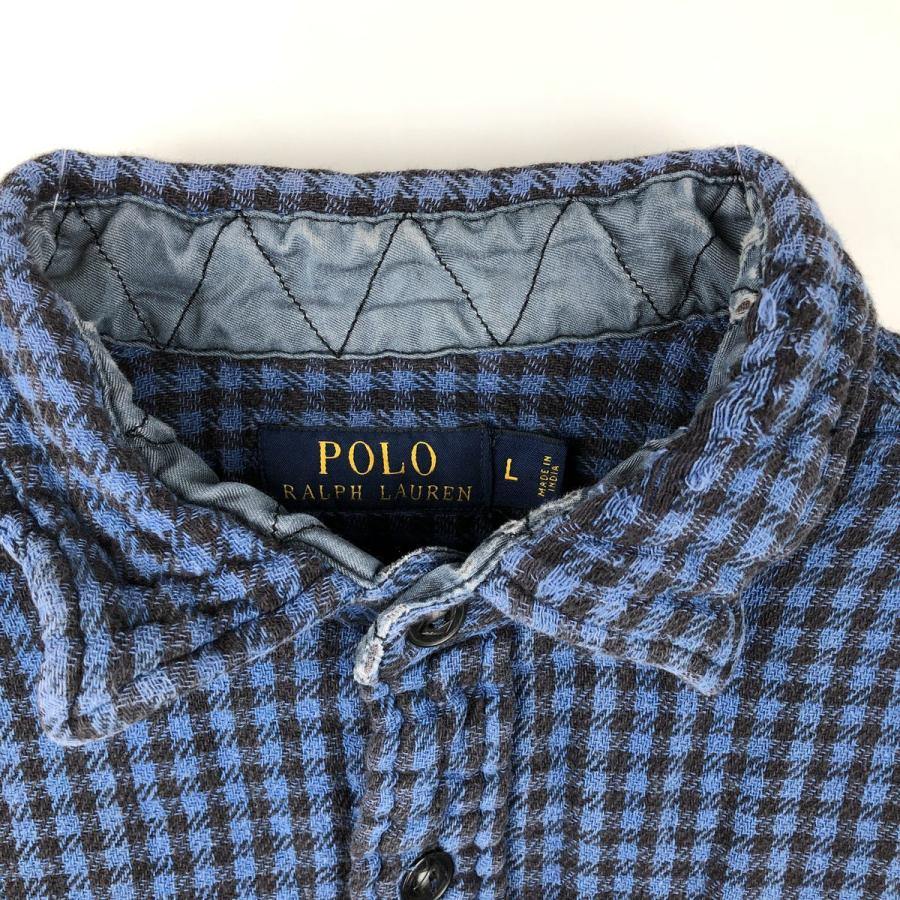 古着 ラルフローレン Ralph Lauren POLO RALPH LAUREN 長袖 フランネルチェックシャツ レディースL相当/eaa615757 古着 ラルフローレン Ralph Lauren POLO RALPH LAUREN 長袖 フランネル