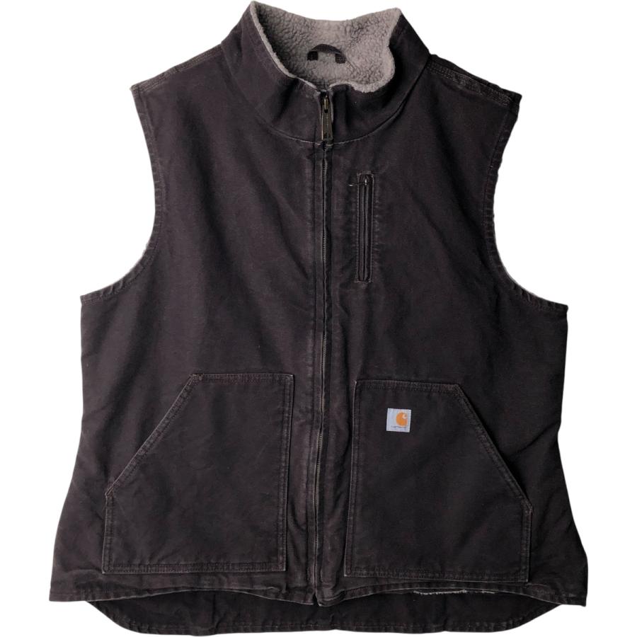 カーハート Carharttダックベスト USA製 メンズXXXXL相当 古着 00年代 カーハート Carhartt ダックベスト メンズXXL相当