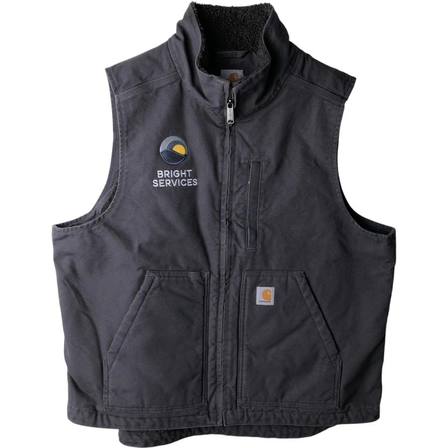 Carhartt（カーハート） 古着 アドバタイジング ダックベスト メンズL