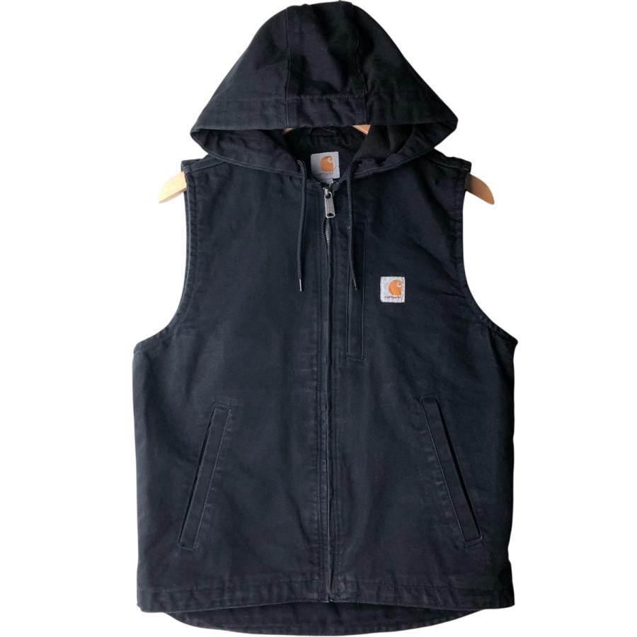 Carhartt（カーハート） 古着 フード付き ダックベスト メンズS相当