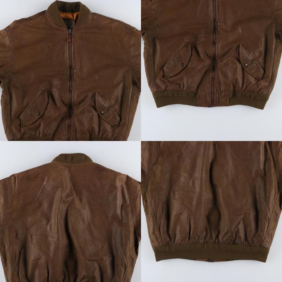 古着 MAC WILLIAM レザーブルゾン メンズXL相当 /eaa615907 : 古着屋