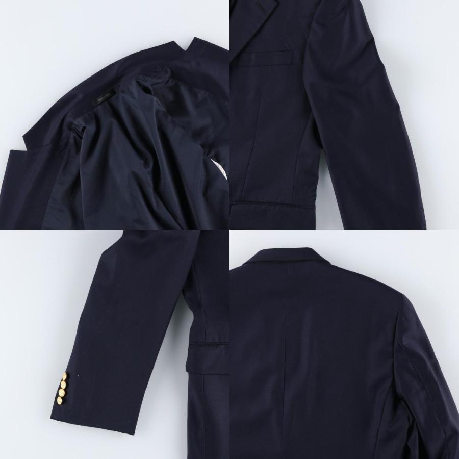古着 ラルフローレン Ralph Lauren LAUREN ローレン 紺ブレザー