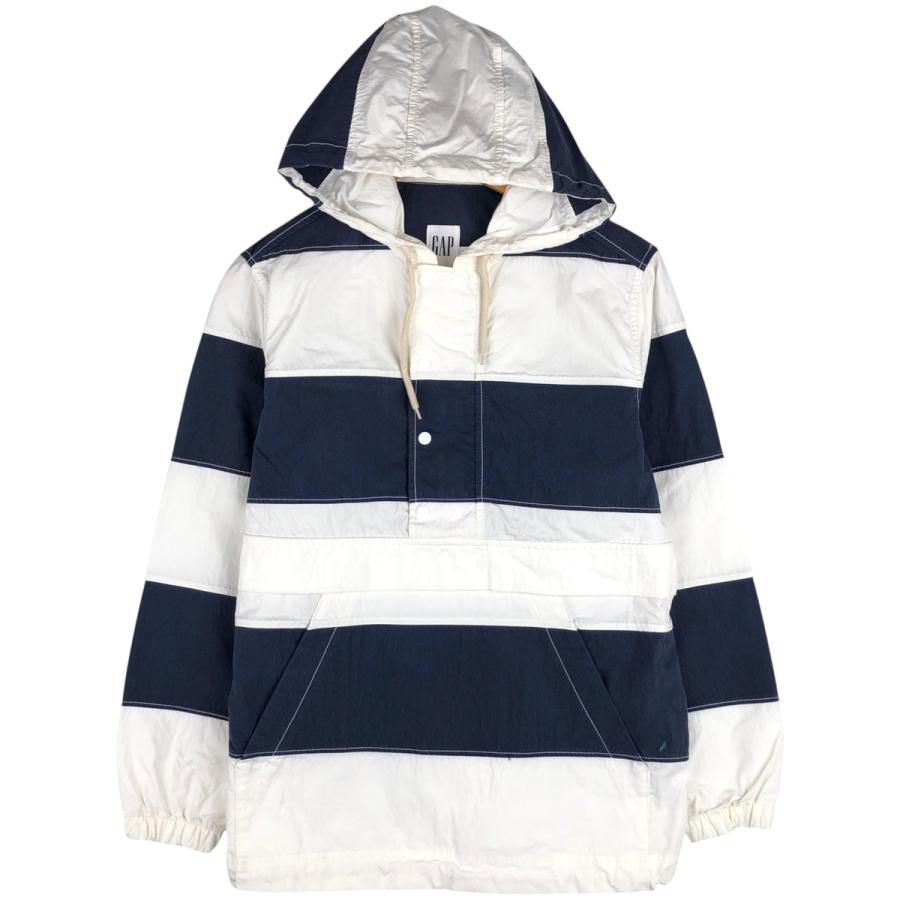GAP（ギャップ） 古着 ボーダー柄 アノラックパーカー メンズXS相当 