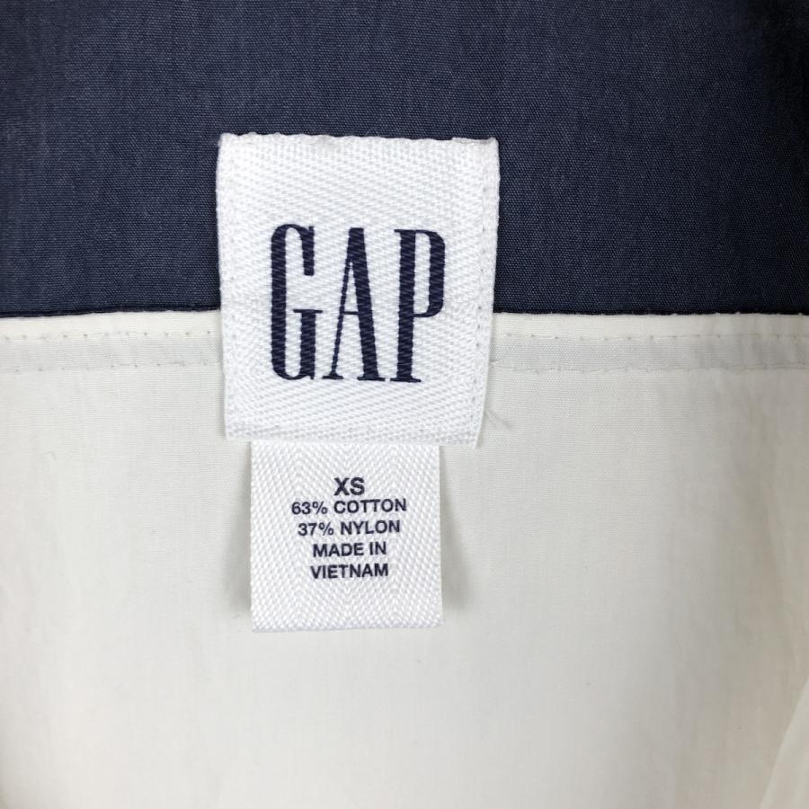 GAP（ギャップ） 古着 ボーダー柄 アノラックパーカー メンズXS相当