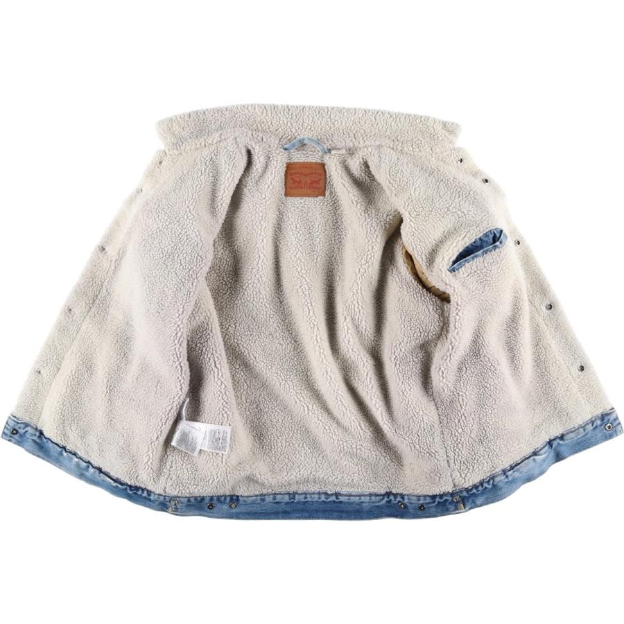 Levi's（リーバイス） 古着 中綿入り デニムボアジャケット メンズL