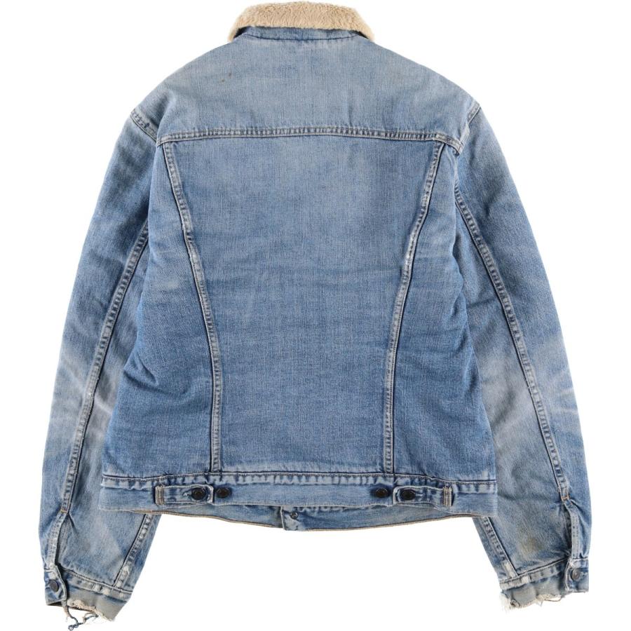 古着 リーバイス Levi's 中綿入り デニムボアジャケット メンズXL相当/eaa615992 Levi's（リーバイス） 古着 中綿入り デニムボアジャケット メンズXL