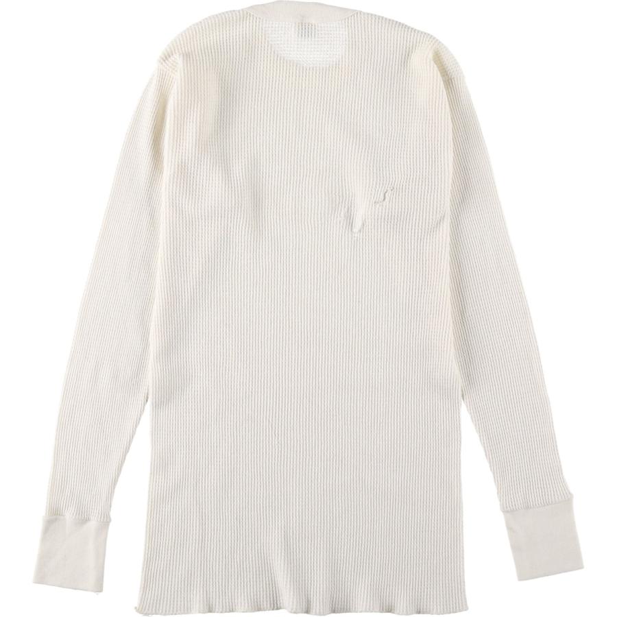 Hanes（ヘインズ） 古着 80年代 サーマルロンT ワッフル USA製 メンズL 