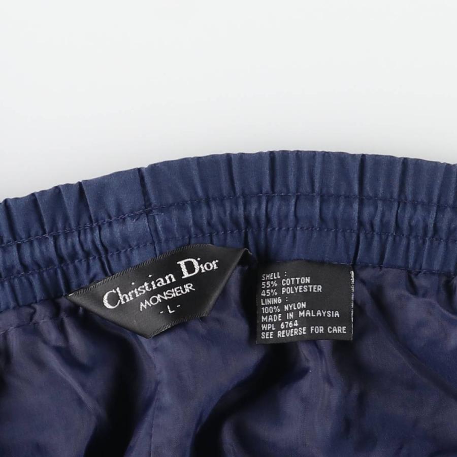古着 80~90年代 クリスチャンディオール Christian Dior MONSIEUR ウォームアップパンツ ナイロンパンツ シャカシャカパンツ メンズL相当 ヴィンテージ/eaa616303 Christian Dior（クリスチャン・ディオール） 古着 80~90年代 MONSIEUR