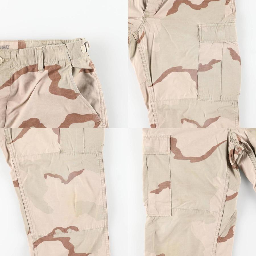 古着 00年代 米軍実品 迷彩柄 3C デザートカモ リップストップ ミリタリー カーゴパンツ コンバットパンツ USA製 MEDIUM-REGULAR メンズw34相当/eaa616340 古着 00年代 米軍実品 迷彩柄 3C デザートカモ リップストップ