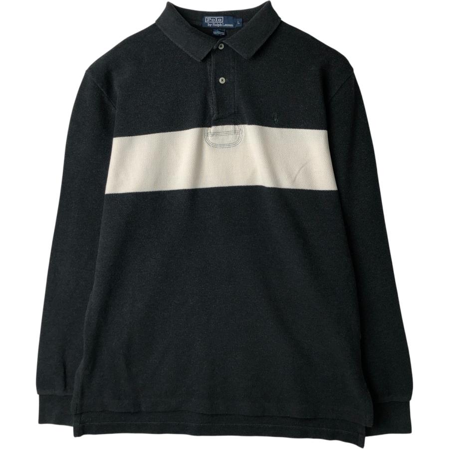 古着 ラルフローレン Ralph Lauren POLO by 長袖 ポロシャツ メンズL