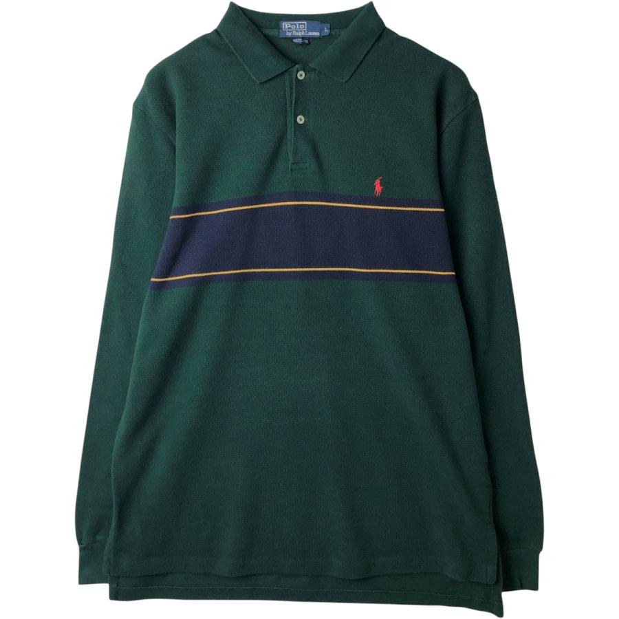 古着 ラルフローレン Ralph Lauren POLO by Ralph Lauren 長袖 ポロシャツ メンズL相当/eaa616507 古着 ラルフローレン Ralph Lauren POLO by 長袖 ポロシャツ メンズL