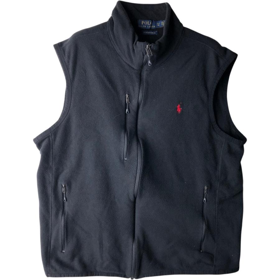 古着 ラルフローレン Ralph Lauren POLO RALPH LAUREN フリースベスト 