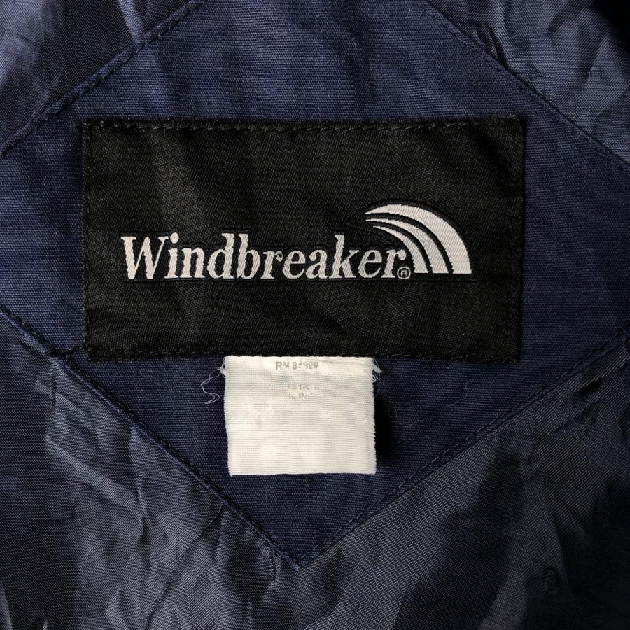 90s ダービージャケット WINDBREAKER ネイビー ビッグサイズ 古着 90年代 Windbreaker ダービージャケット カップショルダー