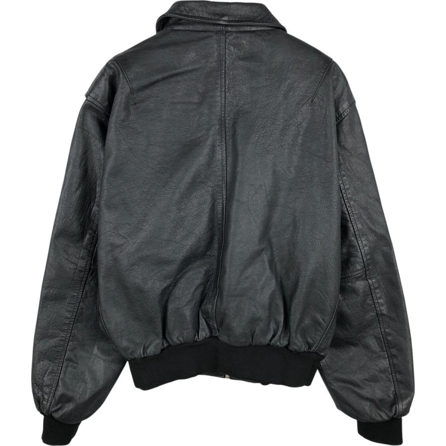 古着 スイングトップタイプ レザーブルゾン メンズL相当 /eaa616813