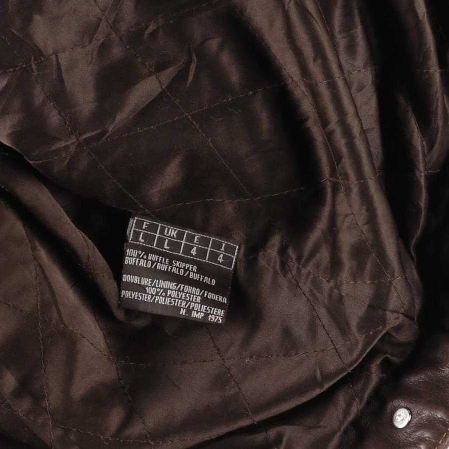 古着 スキッパー SKIPPER トラッカージャケット レザージャケット